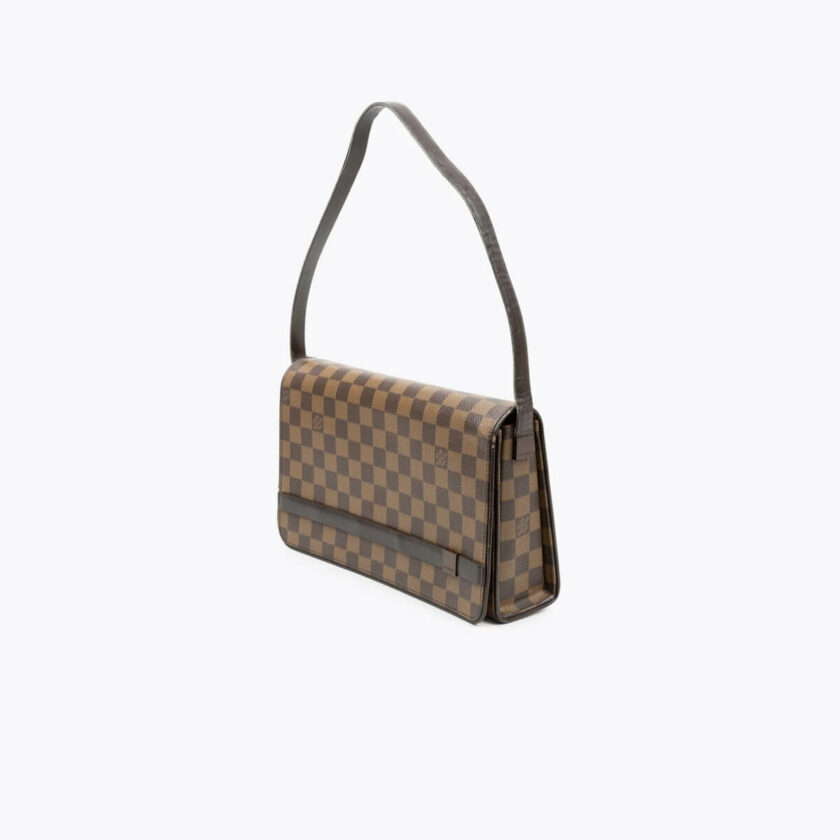 LOUIS VUITTON Damier Ebene Tribeca Carré Bag