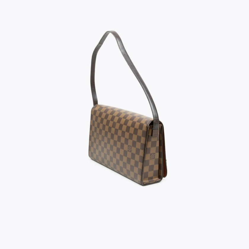 LOUIS VUITTON Damier Ebene Tribeca Carré Bag