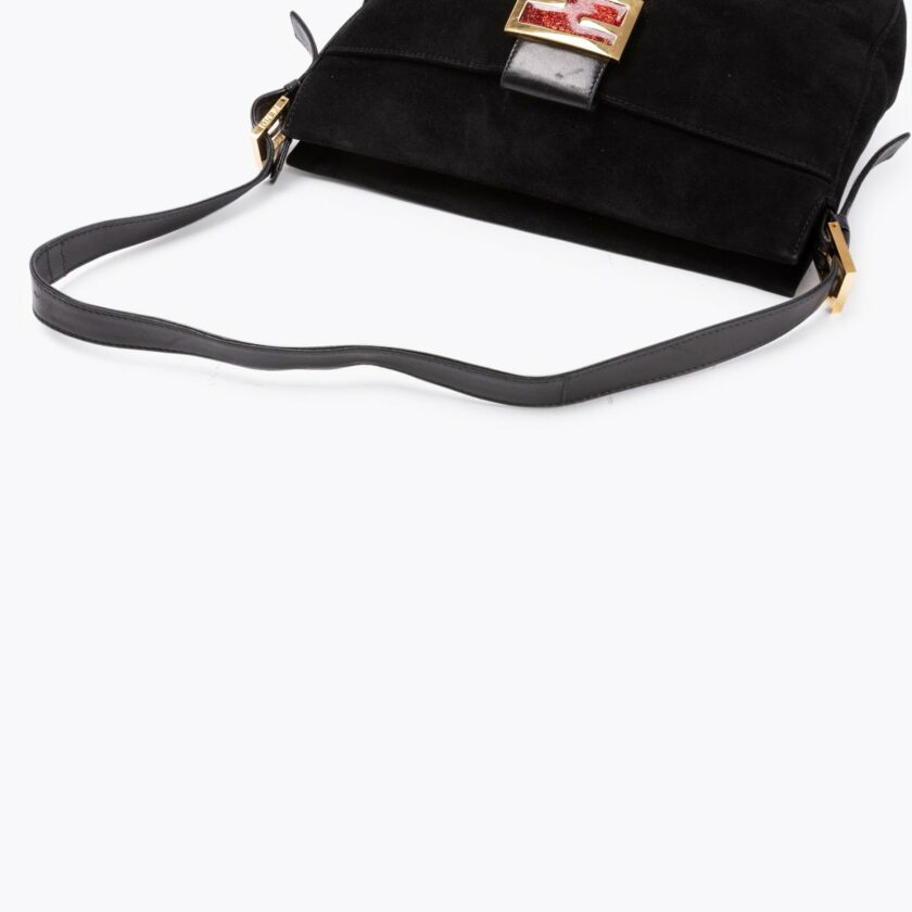 FENDI Suede Shoulder Bag