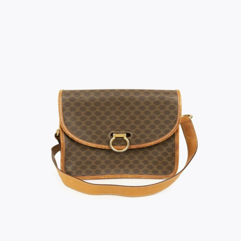 CELINE Macadam Crossbody Bag