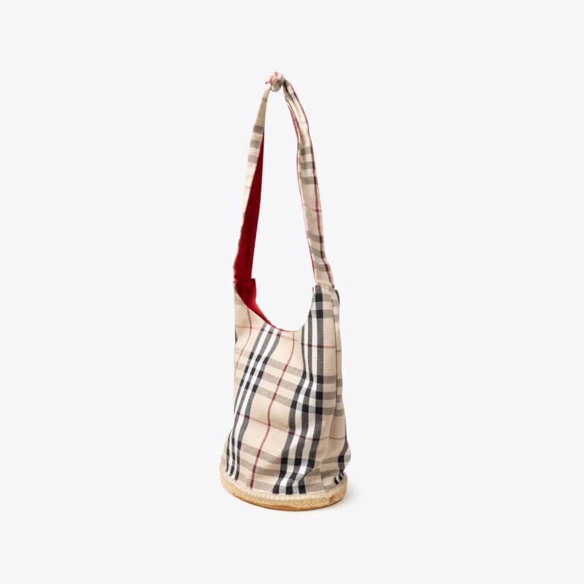 BURBERRY Espadrille Bucket Bag