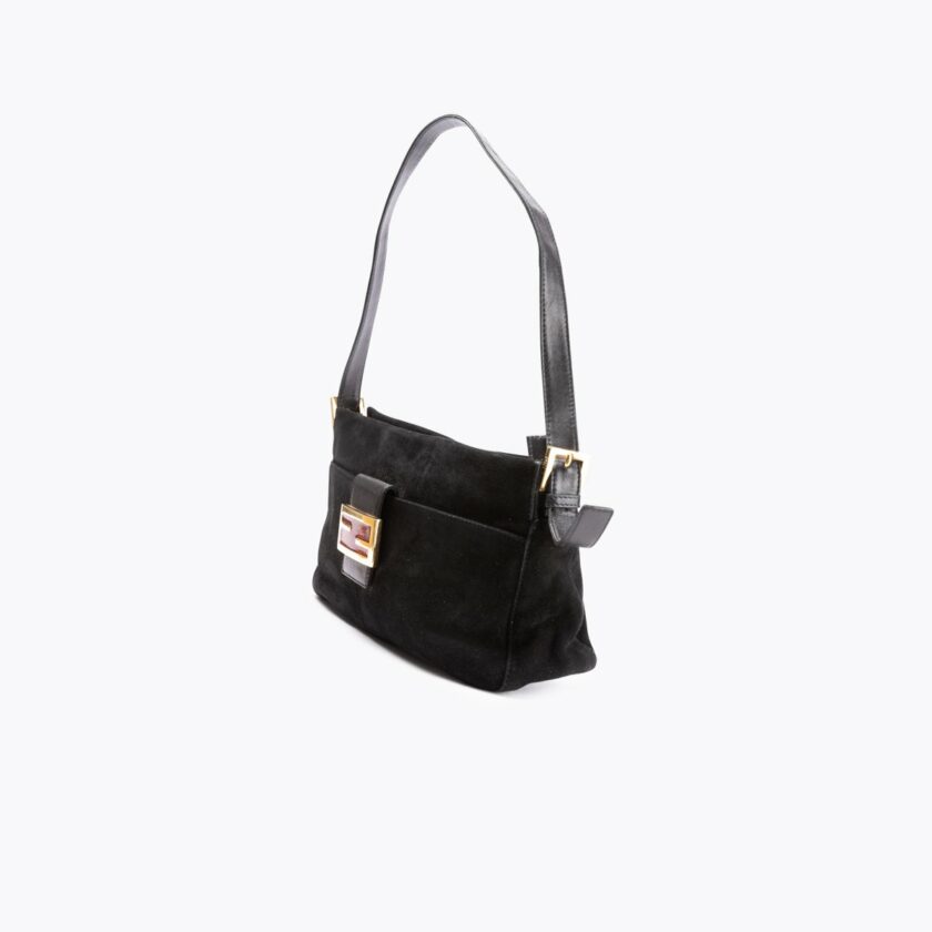 FENDI Suede Shoulder Bag